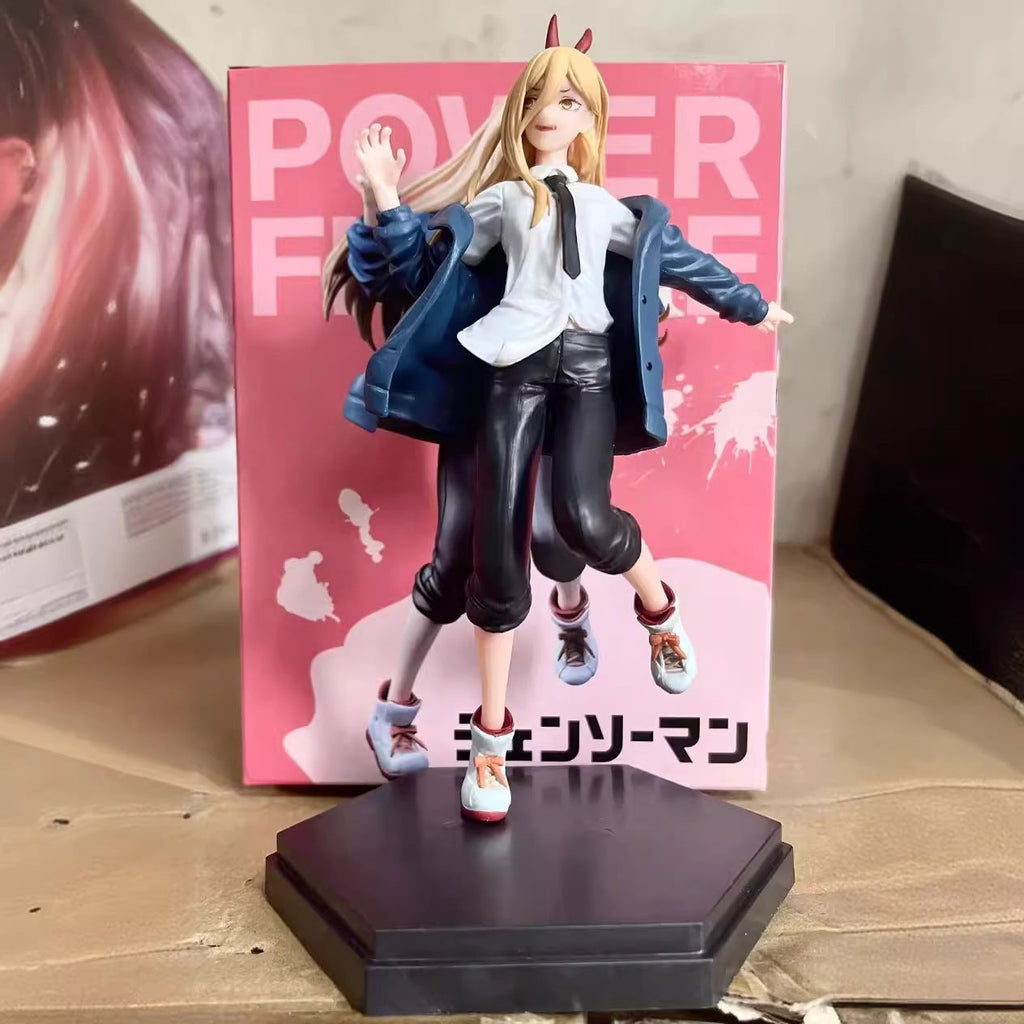 Chainsaw Man Power Jumping Scene Figure