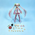 Vocaloid Miku cherry blossom theme movable figurine