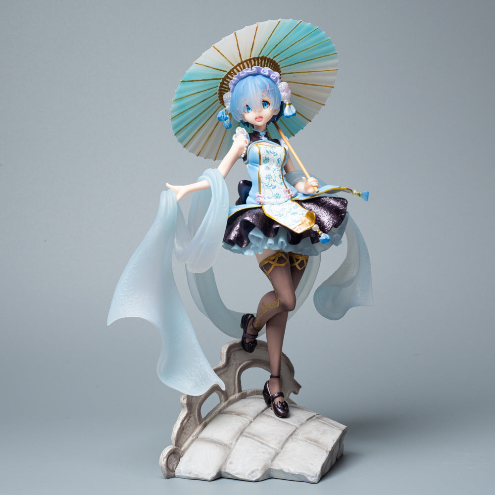 Re:Zero Rem Hanfu Lantern GK Statue