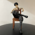 Attack on Titan Levi Ackerman sitting chair figure