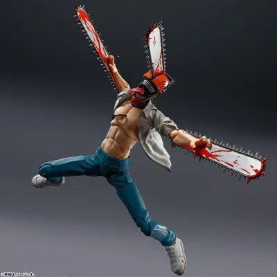Chainsaw Man Denji Chainsaw Devil Kneeling Battle GK Statue