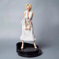 Marilyn Monroe figure white dress statue