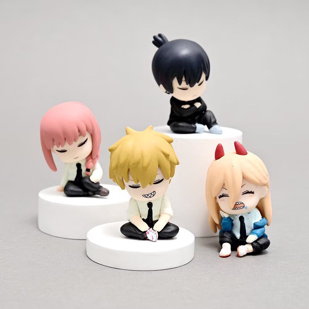Chainsaw Man Q Version Sitting Mini GK Figure Set