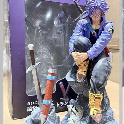 Dragon Ball Trunks sitting statue