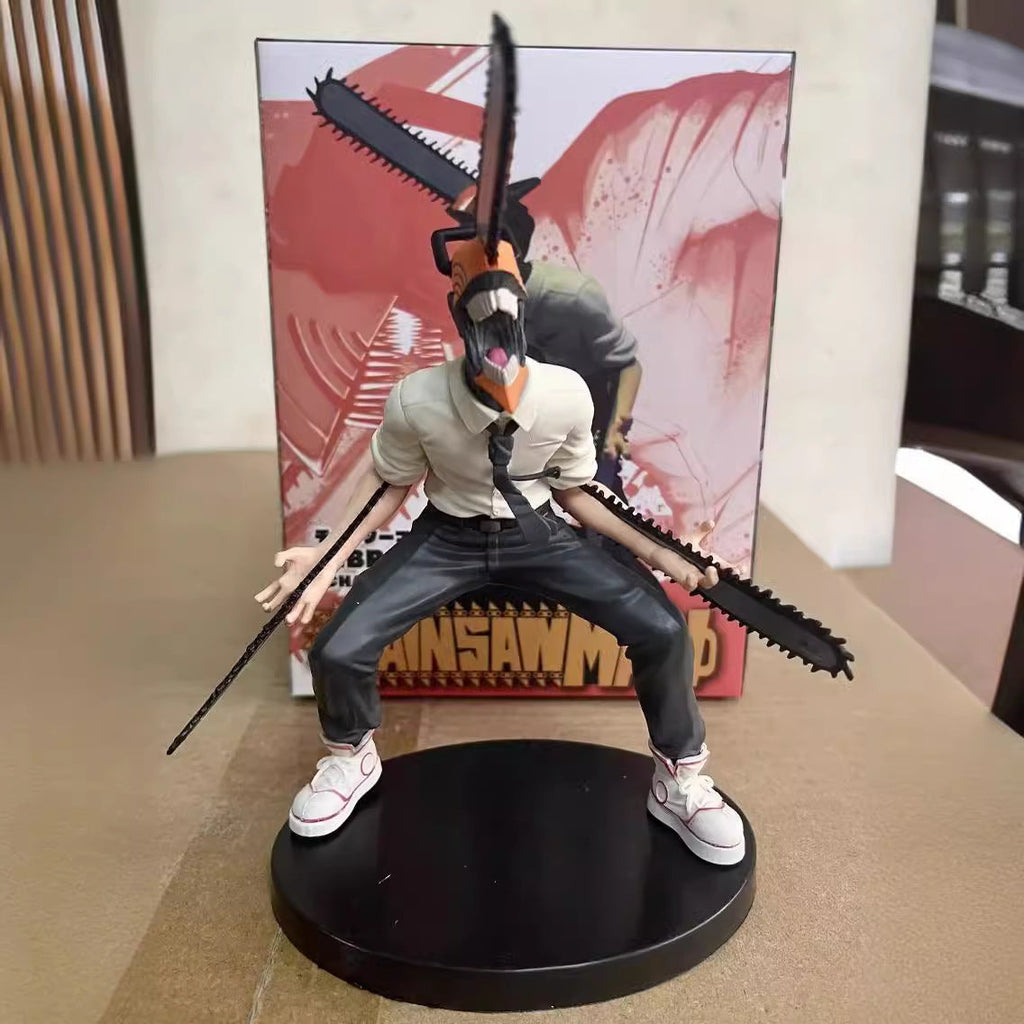 Chainsaw Man Denji Chainsaw Devil Squat Battle Figure