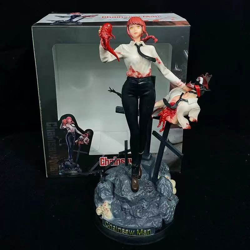 Chainsaw Man Makima Control Devil Battle Scene GK Statue