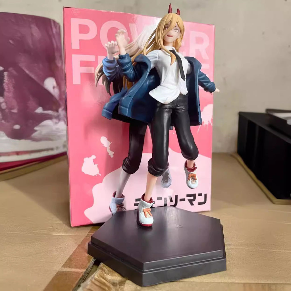 Chainsaw Man Power Jumping Scene Figure