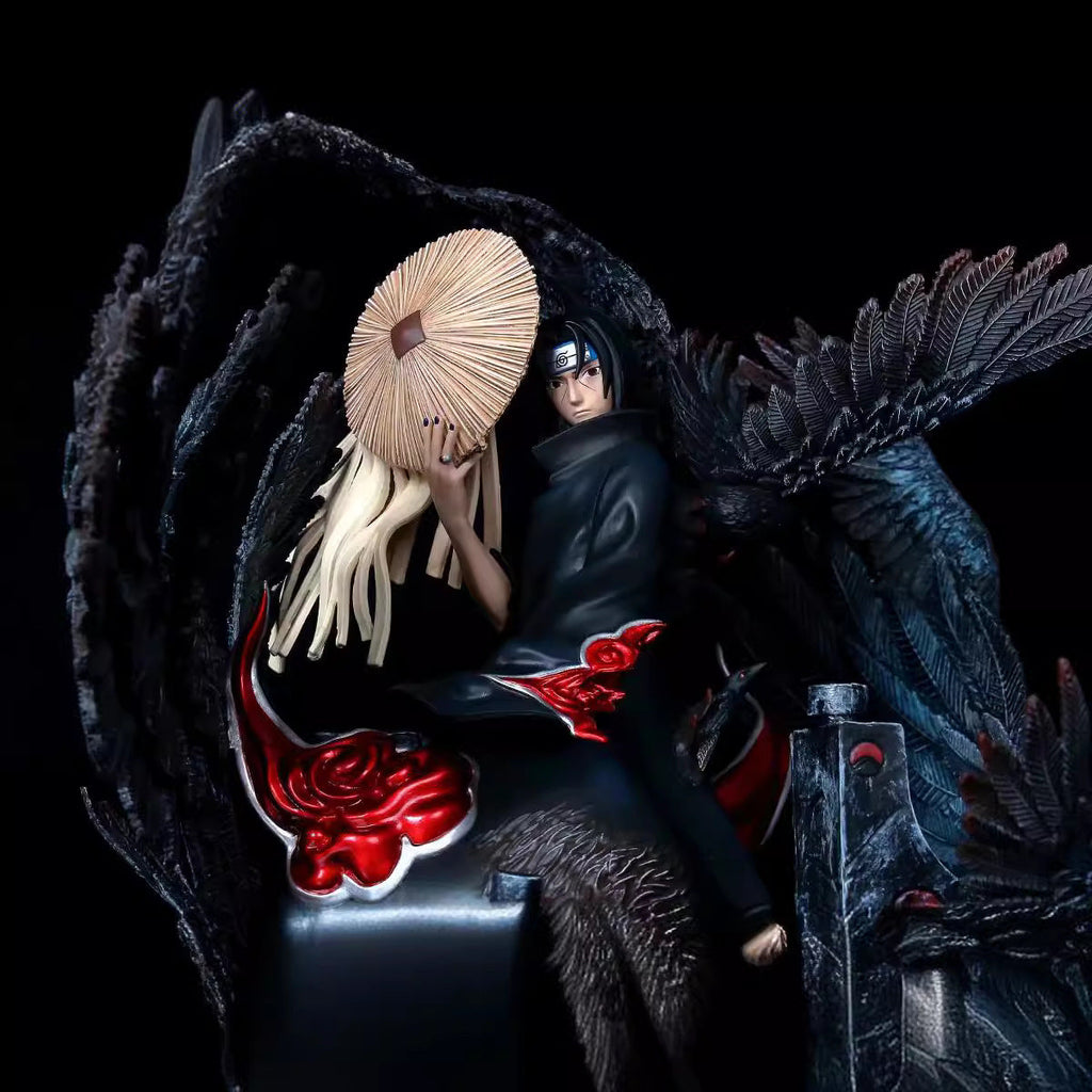 Naruto Itachi Uchiha crow GK statue