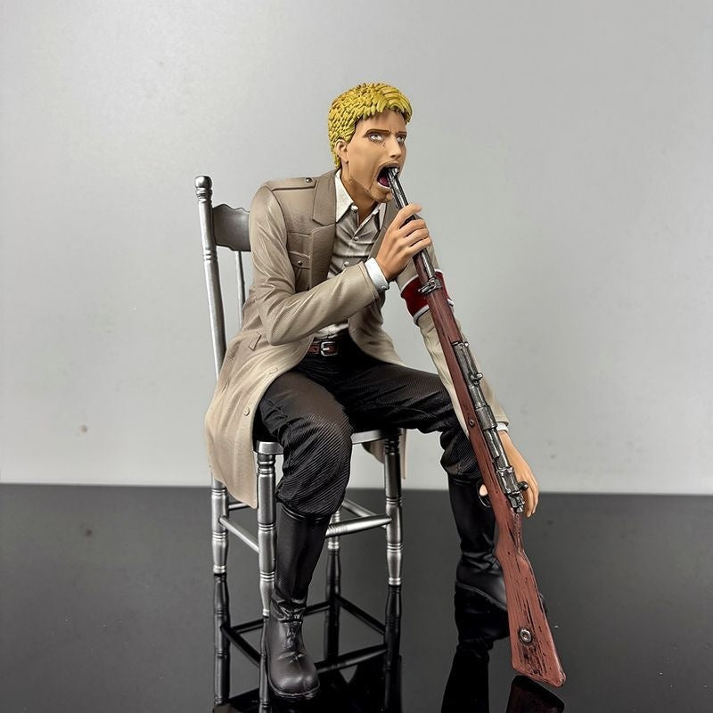 Attack on Titan Reiner Braun sitting figure