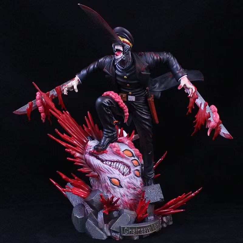 Chainsaw Man Katana Man GK Diorama Statue