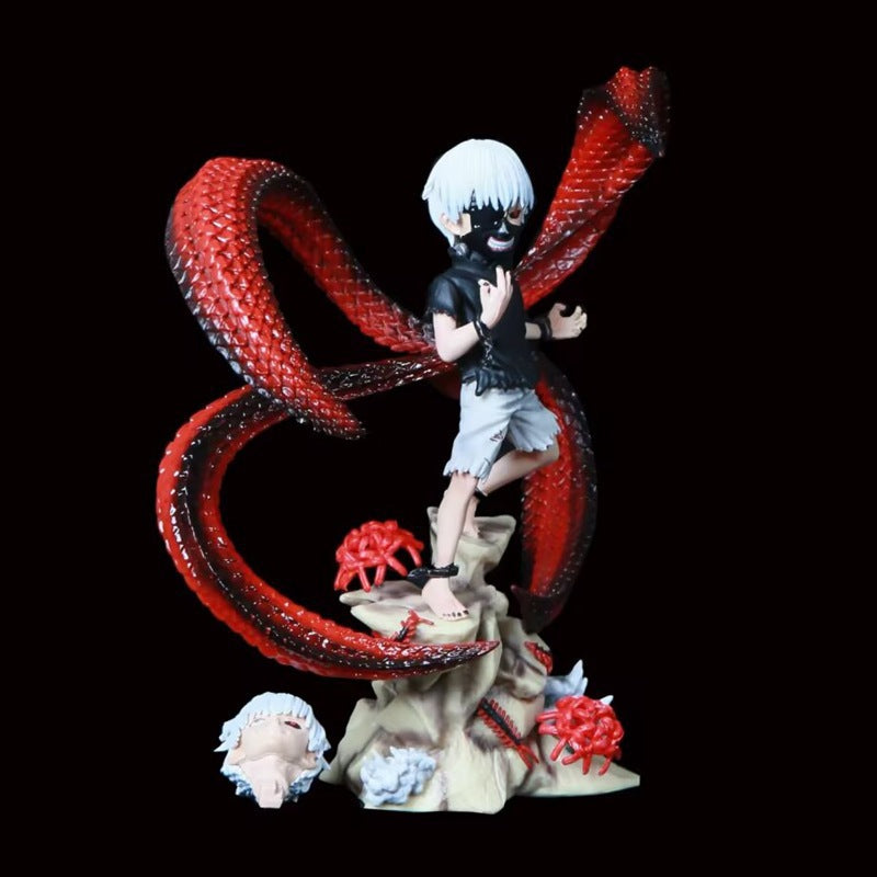 Tokyo Ghoul Kaneki Ken GK Statue With Two Interchangeable Heads