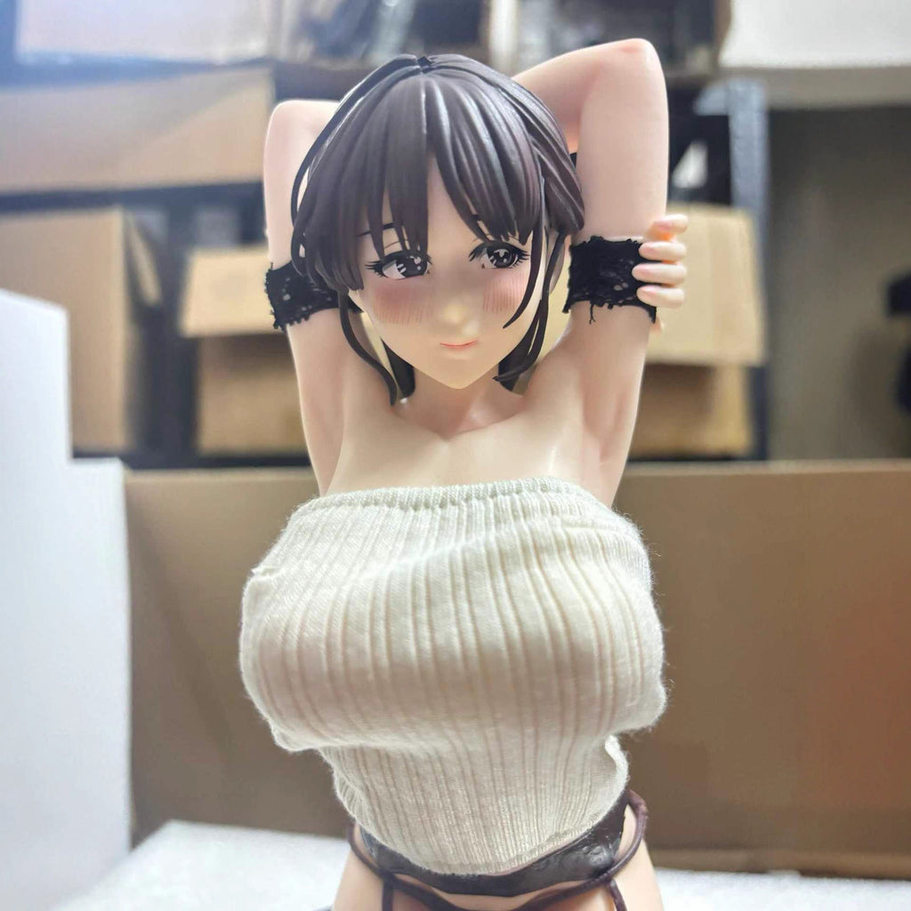 Native Natsuka 1/4 real clothes, kneeling posture, chassis model, figurine, boxed figurine