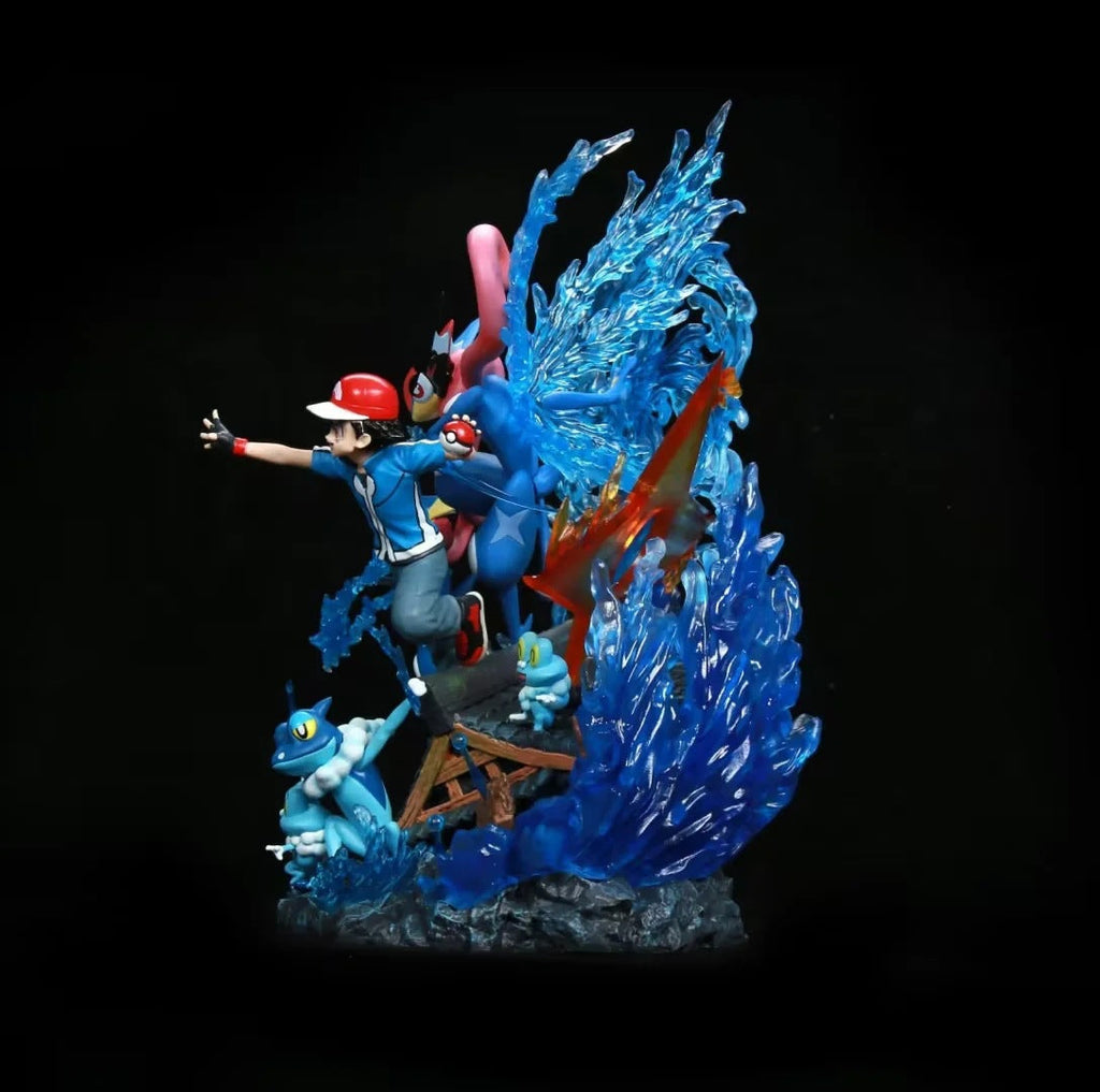 Pokemon Ash Ketchum Diorama Statue