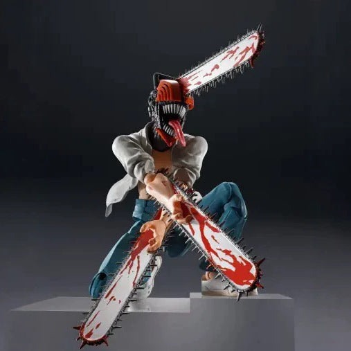 Chainsaw Man Denji Chainsaw Devil Kneeling Battle GK Statue
