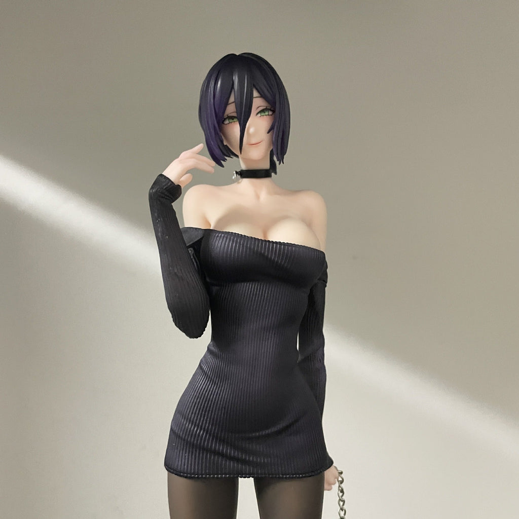 Chainsaw Man Reze Off‑Shoulder Knit Mini Dress GK Statue