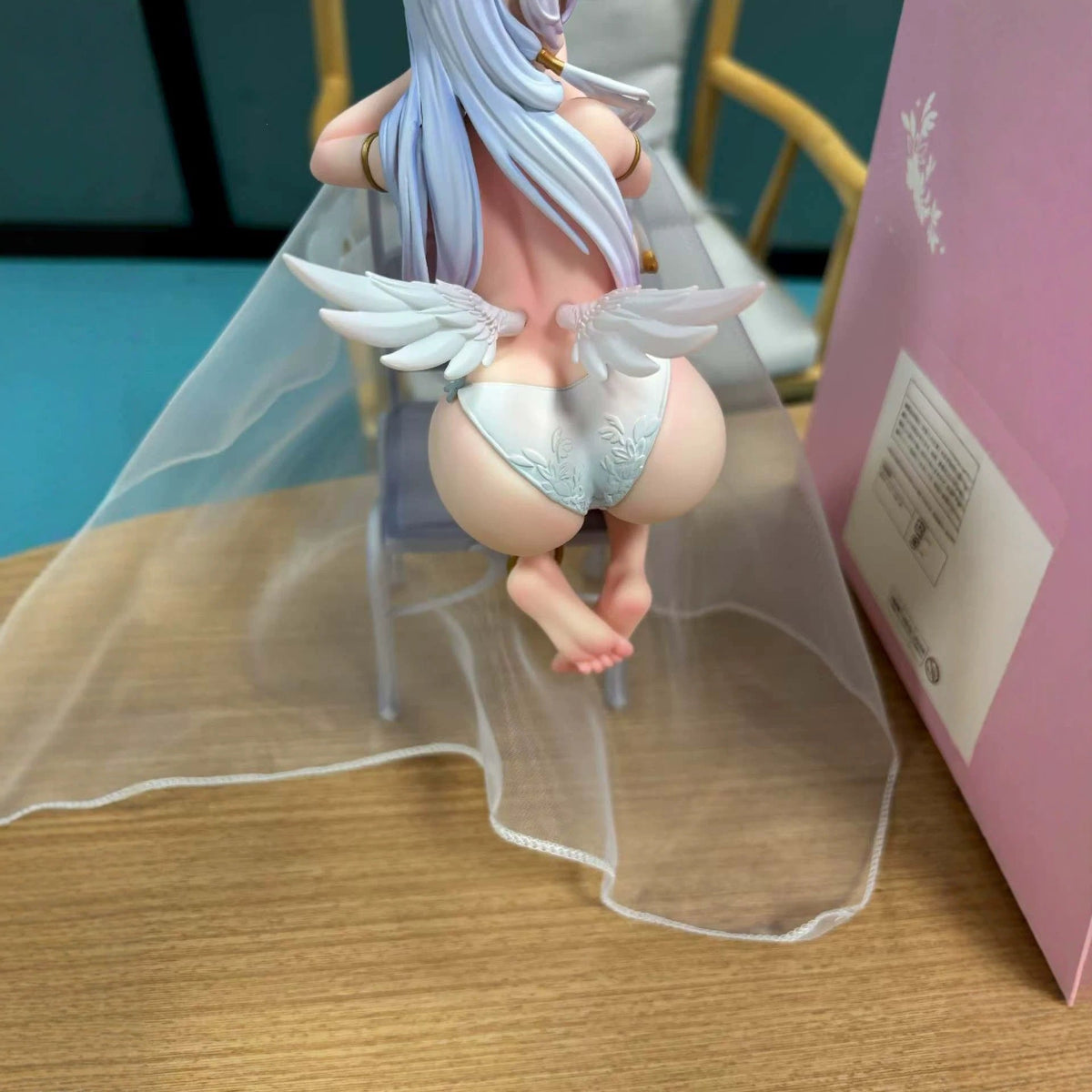 anime angel wing halo 18+ statue