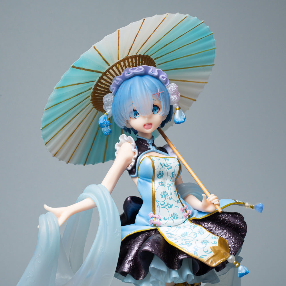 Re:Zero Rem Hanfu Lantern GK Statue