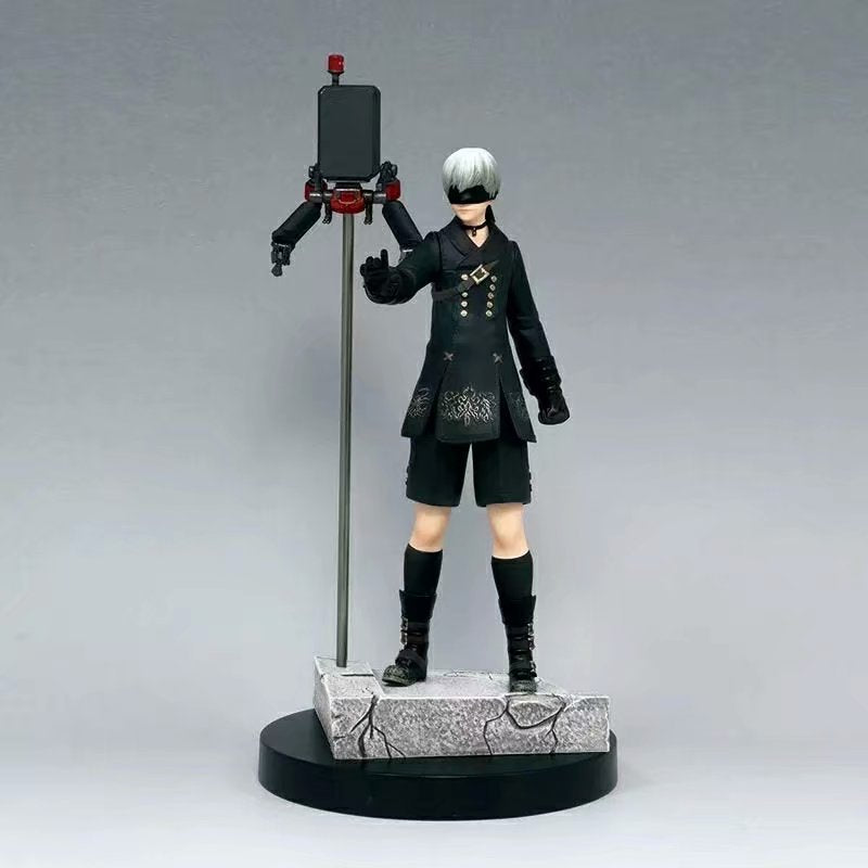 NieR Automata 9S action figure with Pod
