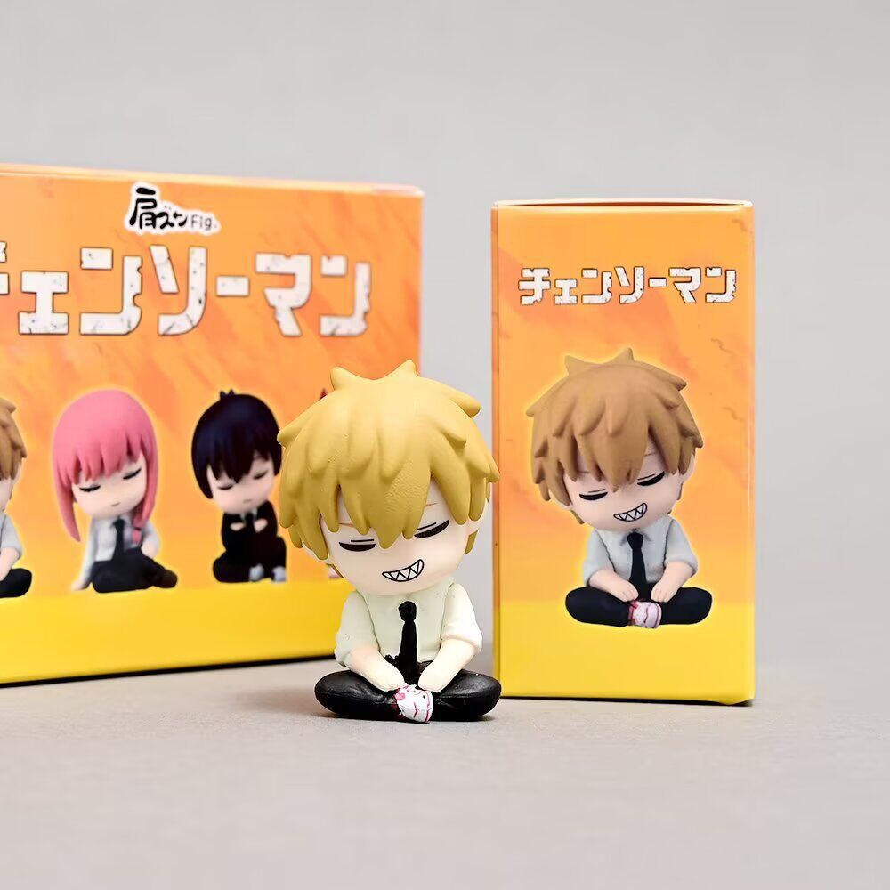 Chainsaw Man Q Version Sitting Mini GK Figure Set
