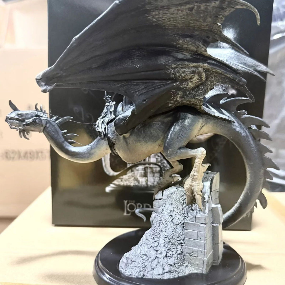 Lord of the Rings Nazgul on Fell Beast figure