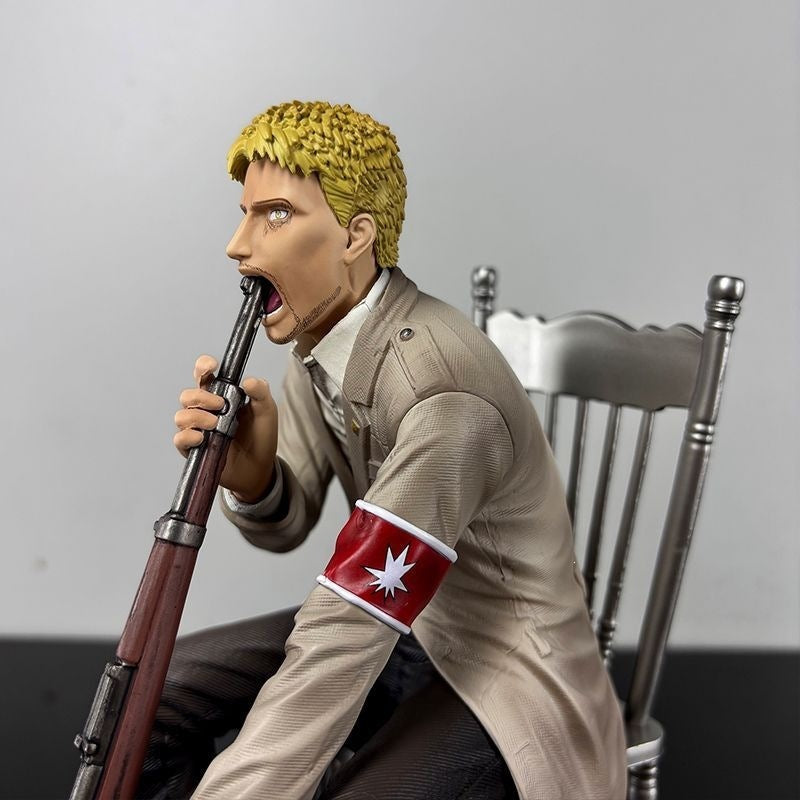 Attack on Titan Reiner Braun sitting figure