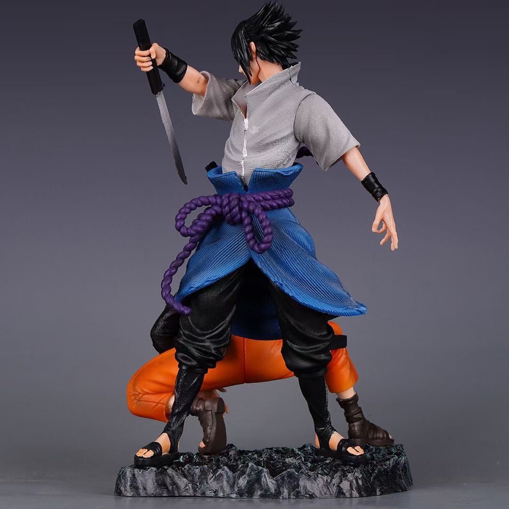 Naruto and Sasuke double GK statue figure