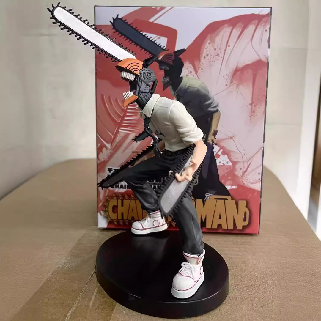Chainsaw Man Denji Chainsaw Devil Squat Battle Figure