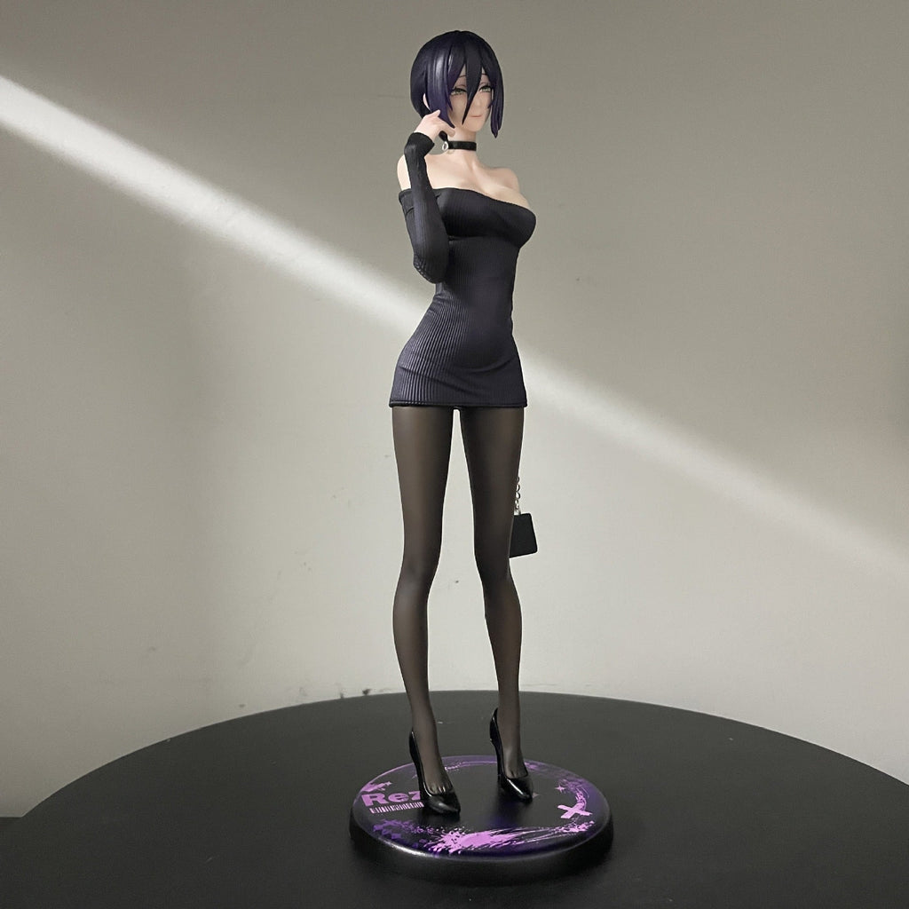 Chainsaw Man Reze Off‑Shoulder Knit Mini Dress GK Statue