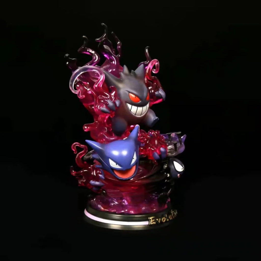 Pokemon Gengar Evolution Chain Diorama GK Statue
