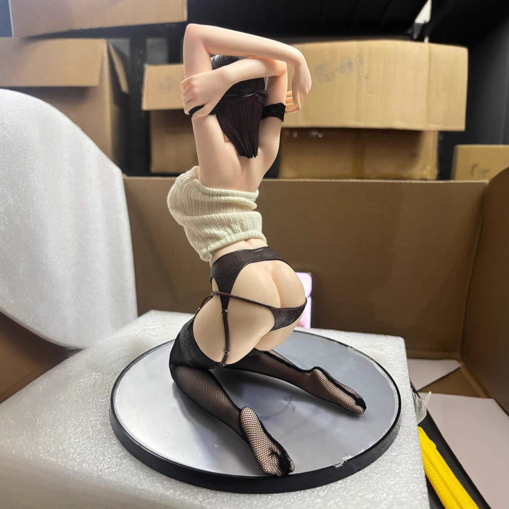 Native Natsuka 1/4 real clothes, kneeling posture, chassis model, figurine, boxed figurine