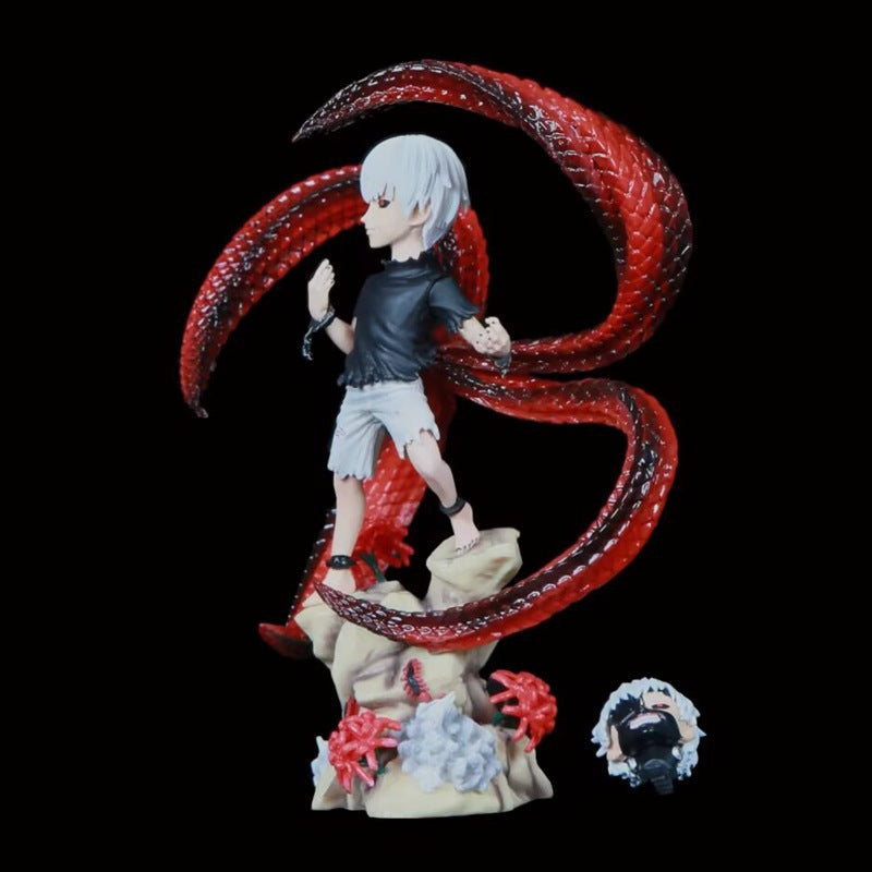 Tokyo Ghoul Kaneki Ken GK Statue With Two Interchangeable Heads