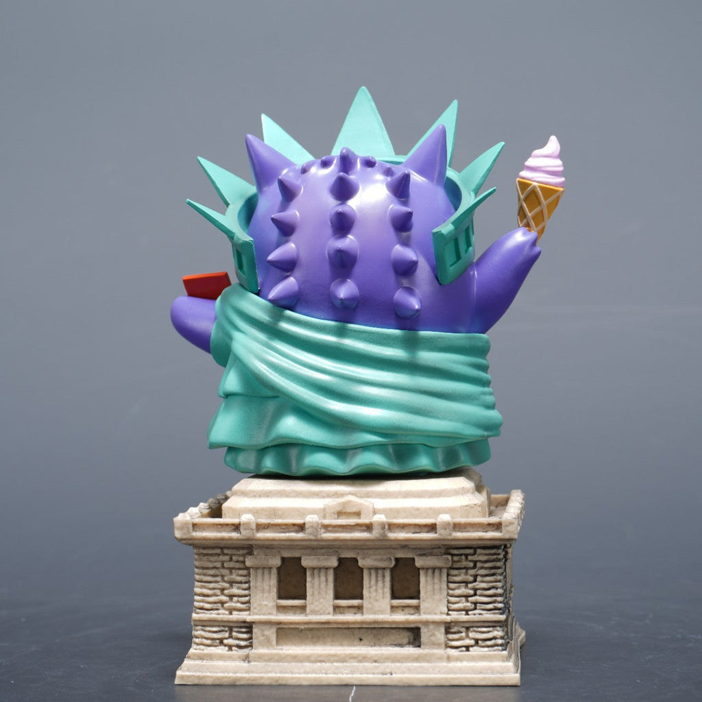 Pokemon Gengar Cos Statue of Liberty Ice‑Cream Diorama Statue