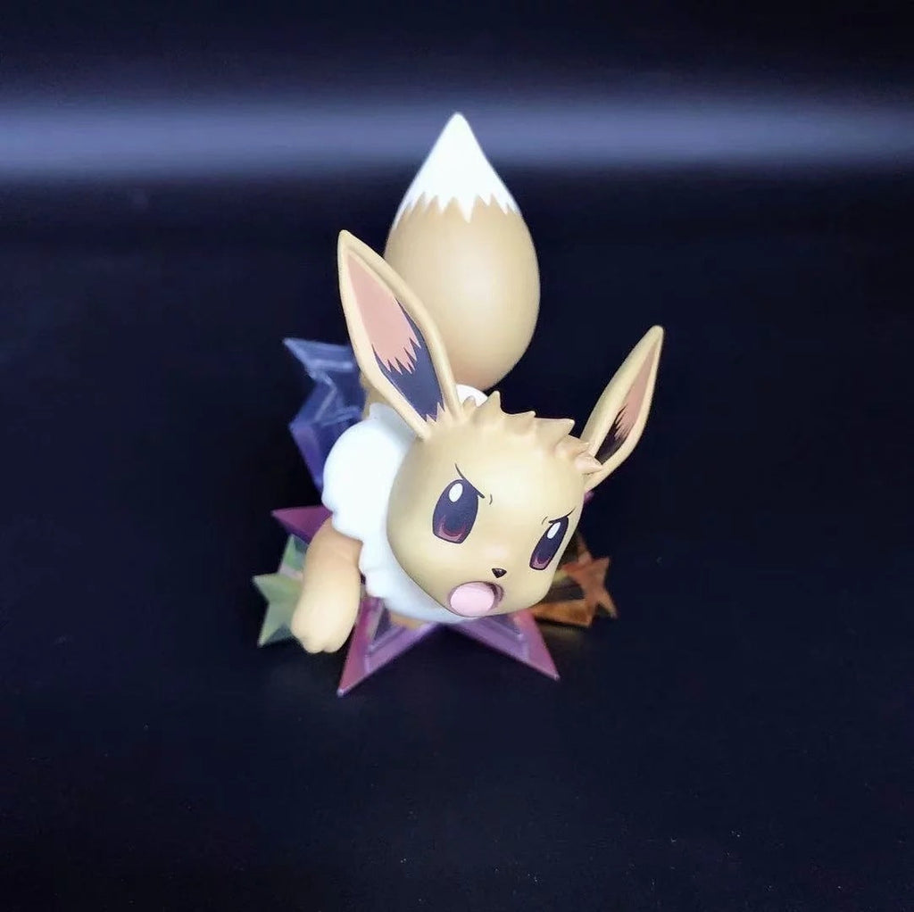 Pokemon Trainer Gary Oak & Eevee GK Statue