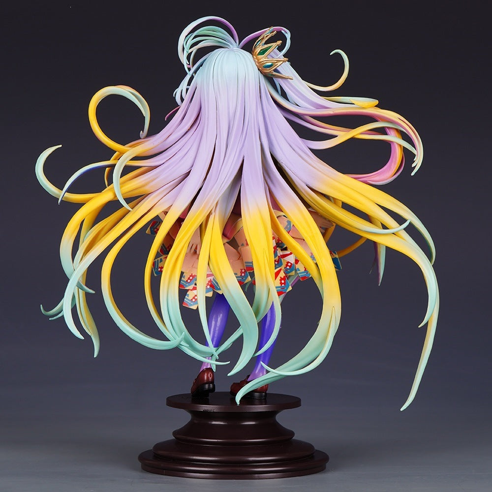 No Game No Life Shiro colorful hair figure