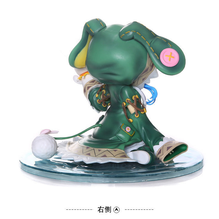 Date A Live Yoshino figure sitting with Yoshinon puppet