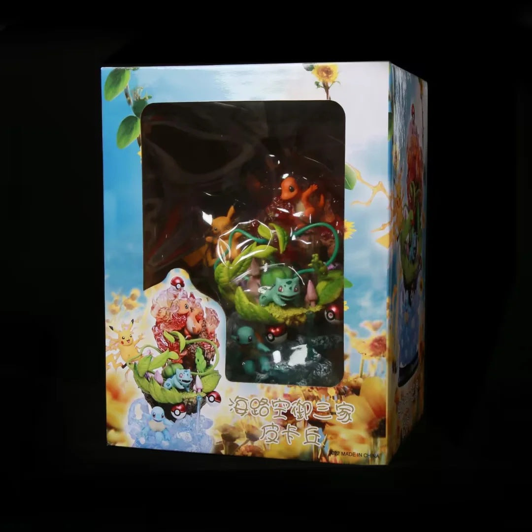 Pokemon Kanto Starters GK Diorama Statue