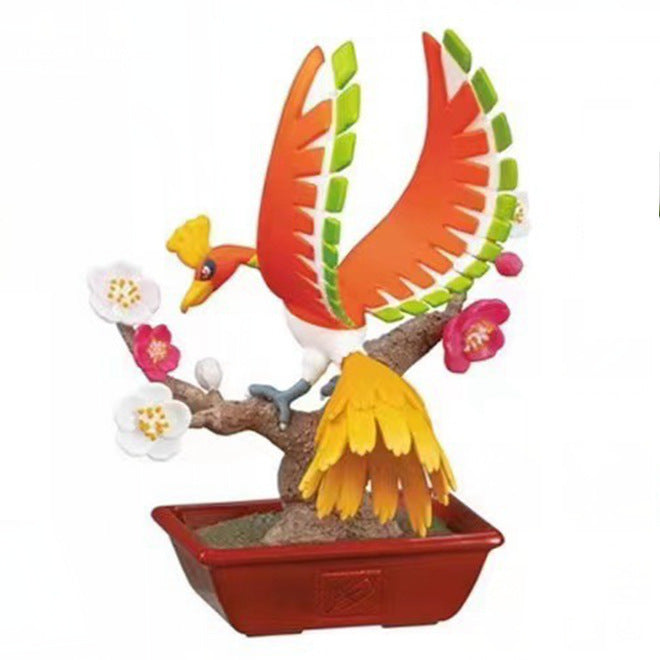 Pokemon Bonsai Potted Scene GK Statue Set