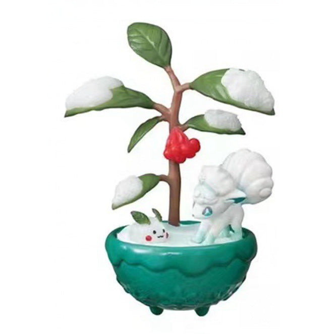 Pokemon Bonsai Potted Scene GK Statue Set