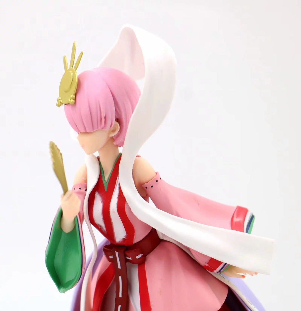 Re:Zero Ram & Rem Kaguya‑hime Myth Kimono GK Statue Set