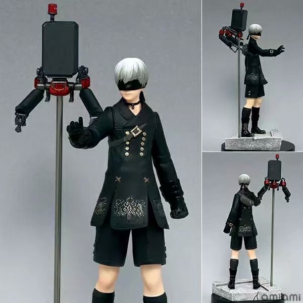 NieR Automata 9S action figure with Pod