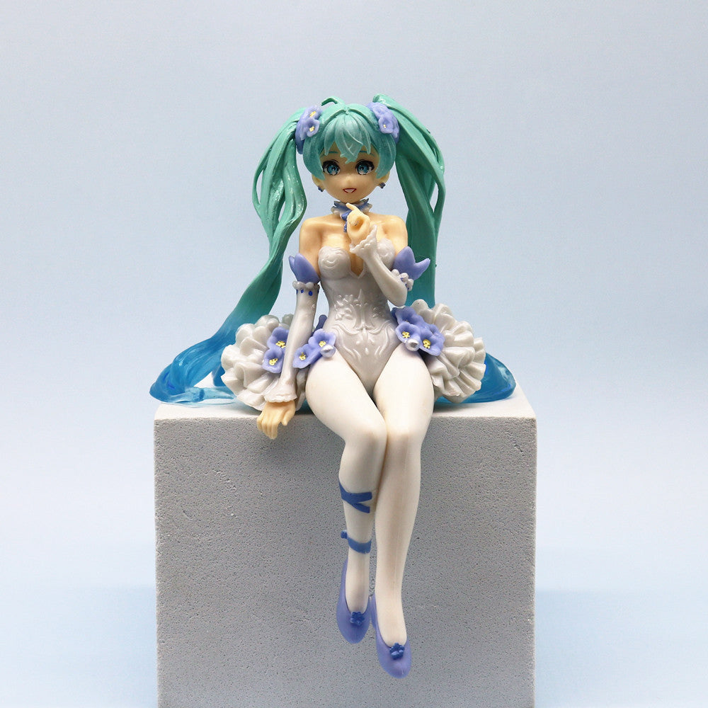 Hatsune Miku noodle stopper figure set