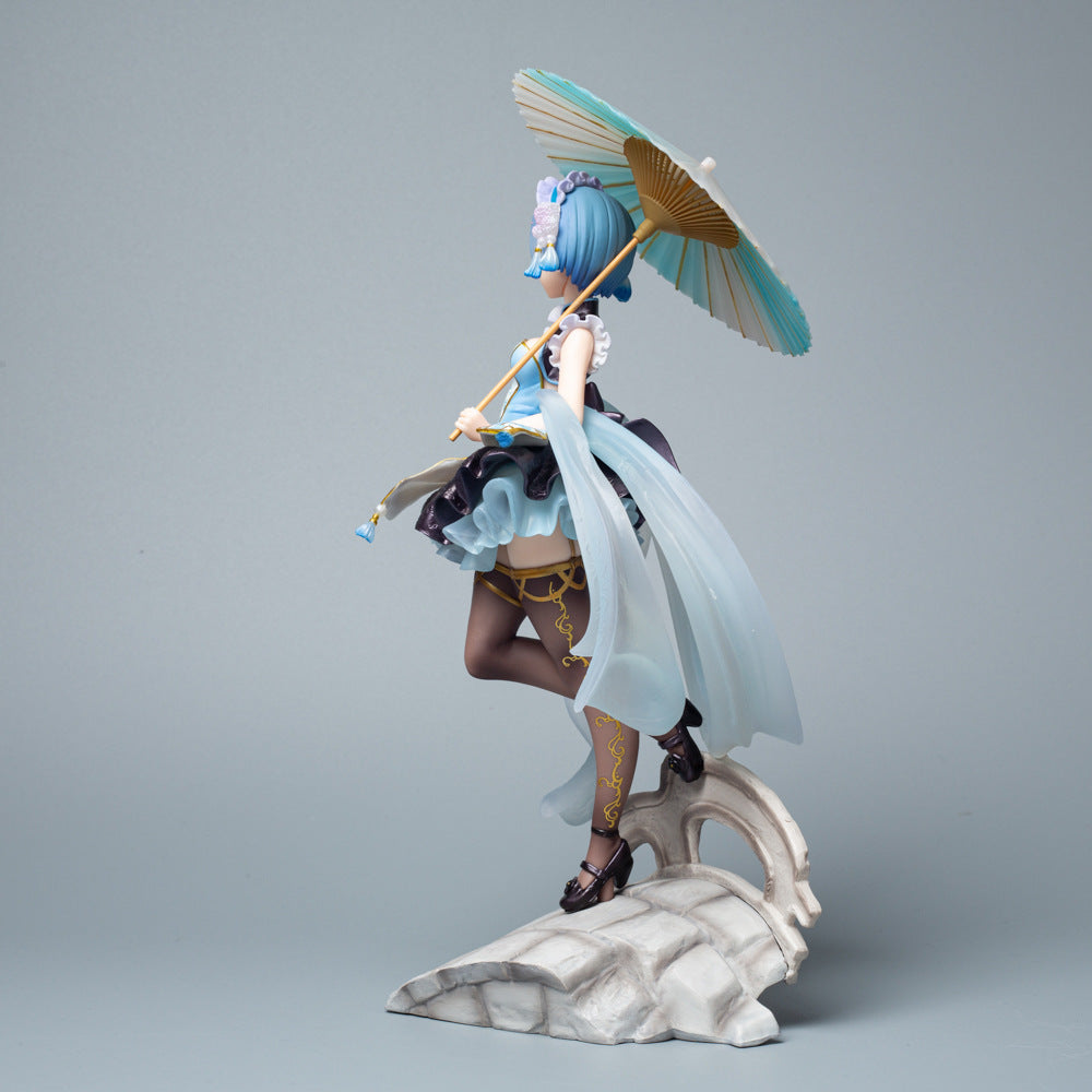 Re:Zero Rem Hanfu Lantern GK Statue