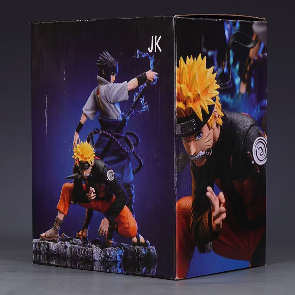 Naruto and Sasuke double GK statue figure