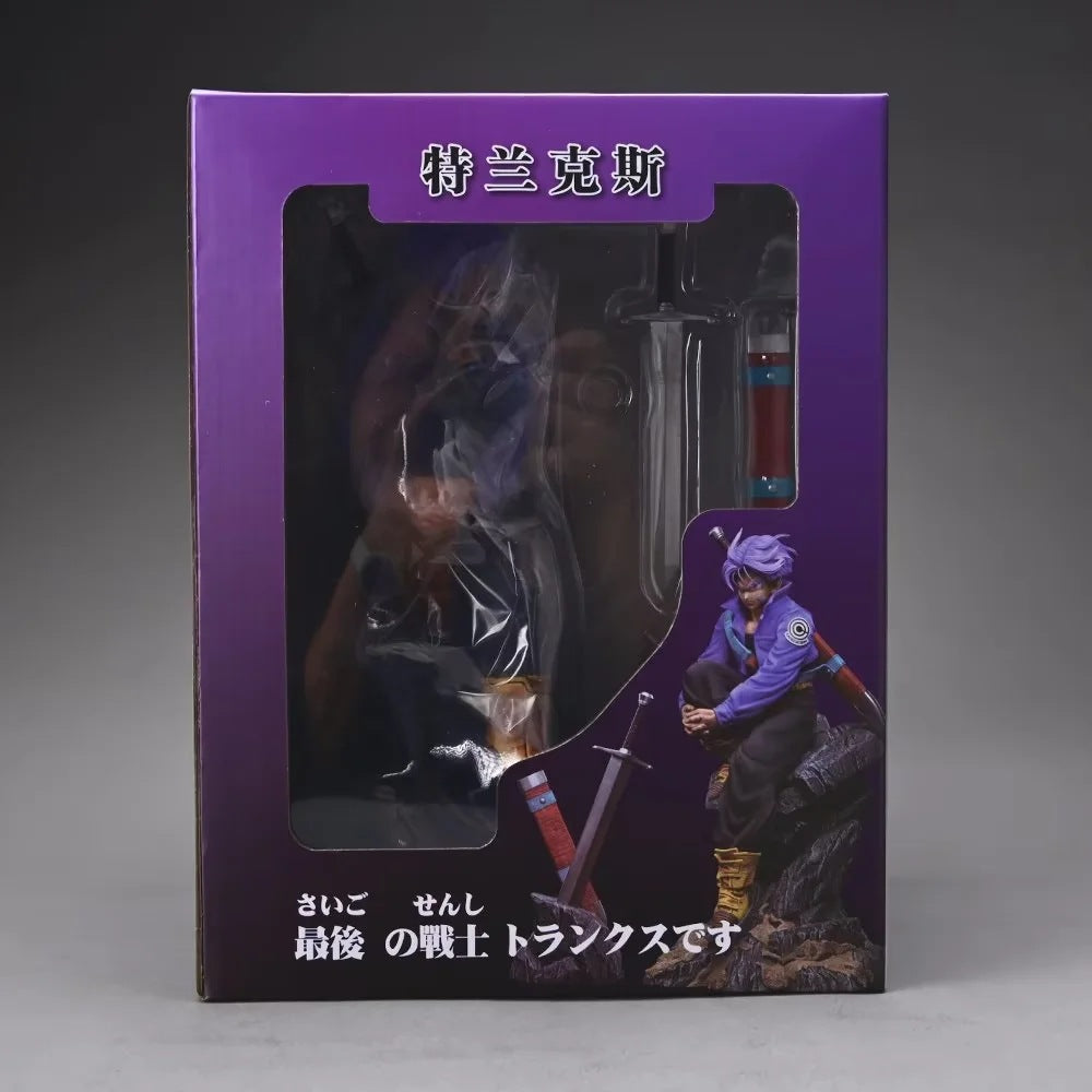 Dragon Ball Trunks sitting statue