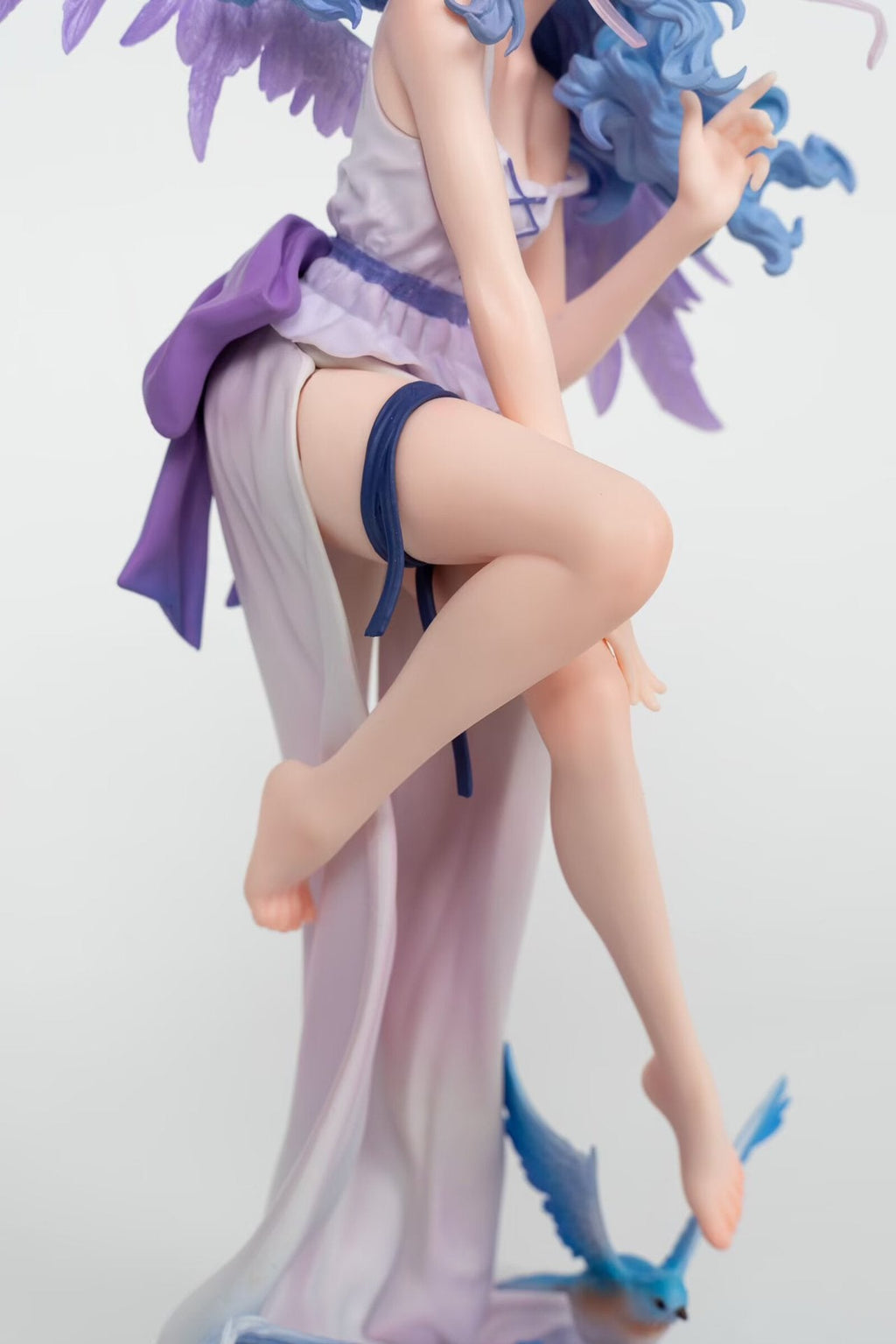 Original Angel Girl Figure with Birds