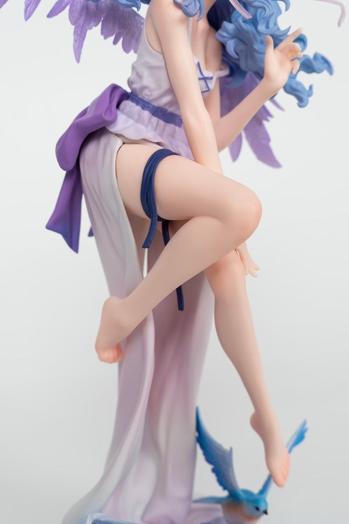 Original Angel Girl Figure with Birds