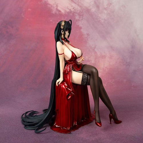 Azur Lane Taihou red evening dress figure